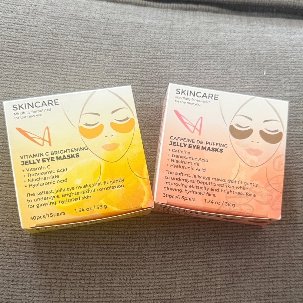 Vitamin C Brightening Jelly Eye Masks - Yellow